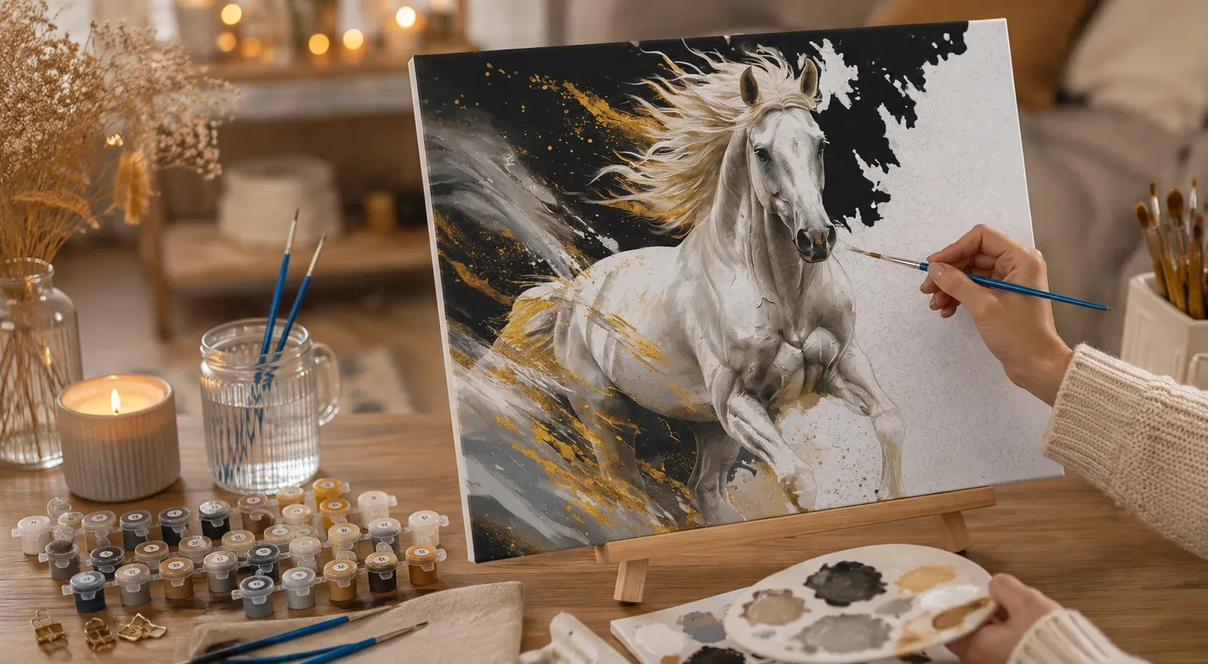 Horses Paint by Numbers