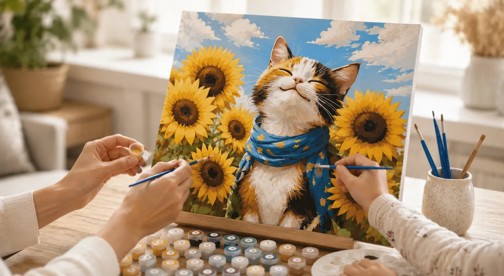 Sunflowers Paint by Numbers