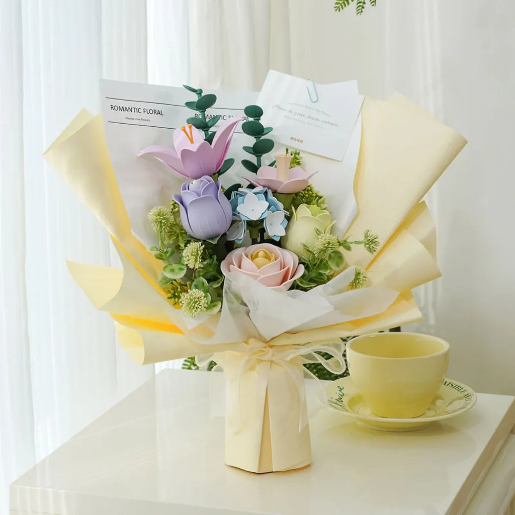 Spring Time DIY 3D Flower Bouquet Puzzle