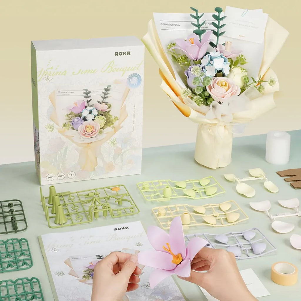 Spring Time DIY 3D Flower Bouquet Puzzle