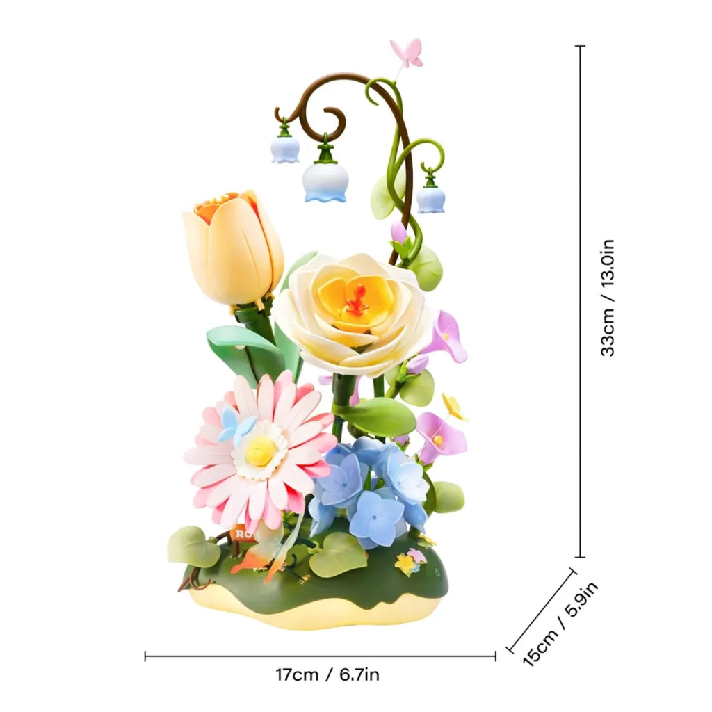 Garden Ramble DIY 3D Bouquet Puzzle