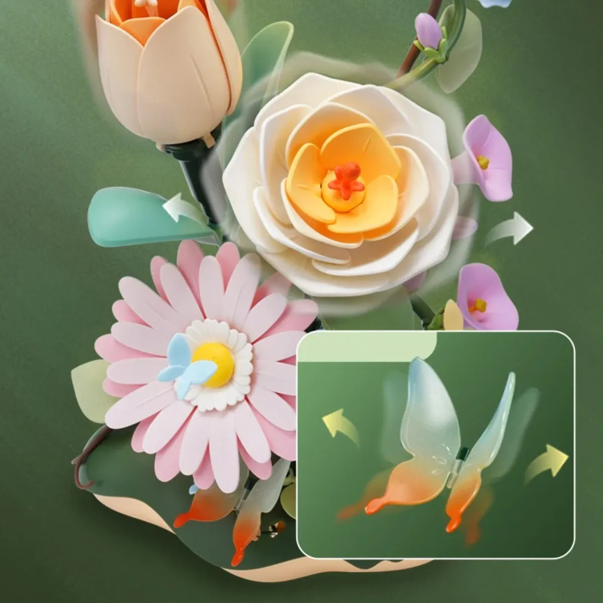 Garden Ramble DIY 3D Bouquet Puzzle