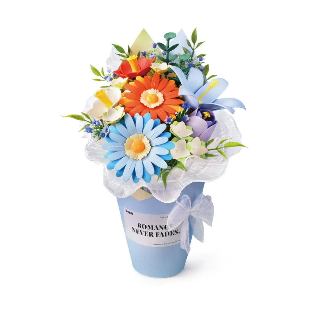 Twilight Sky DIY 3D Flower Bouquet Puzzle