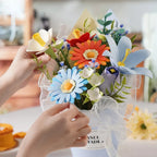 Twilight Sky DIY 3D Flower Bouquet Puzzle