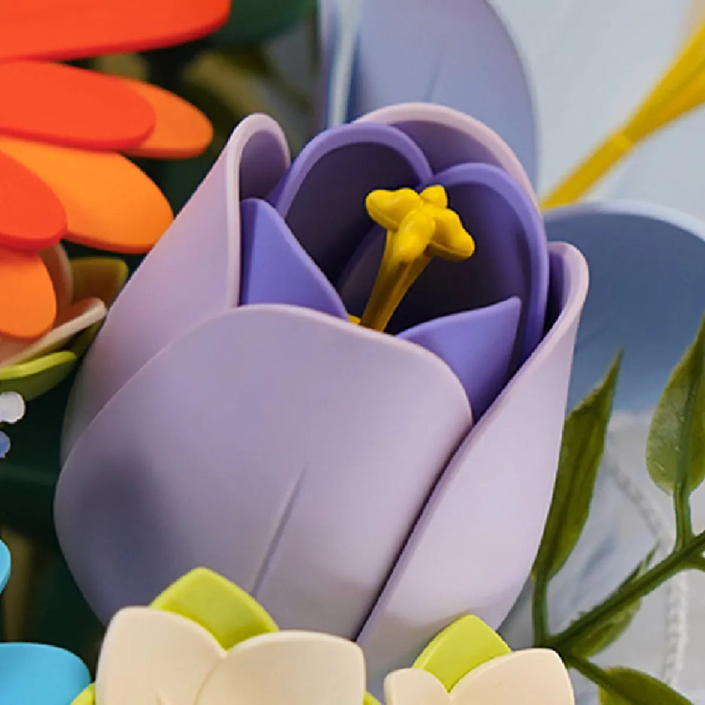 Twilight Sky DIY 3D Flower Bouquet Puzzle