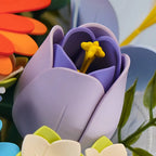 Twilight Sky DIY 3D Flower Bouquet Puzzle