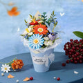 Twilight Sky DIY 3D Flower Bouquet Puzzle