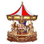 Classic Carousel 3D Wooden Puzzle Music Box