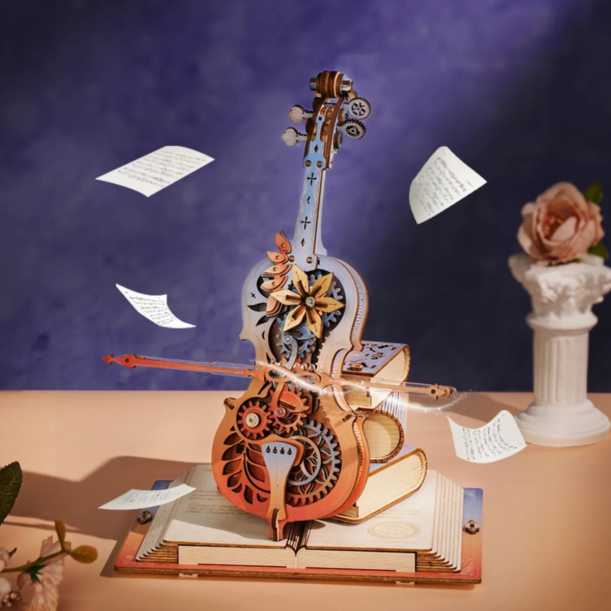 Symphony of Gorgeous Dreams Mechanical Music Box 3D Wooden Puzzle