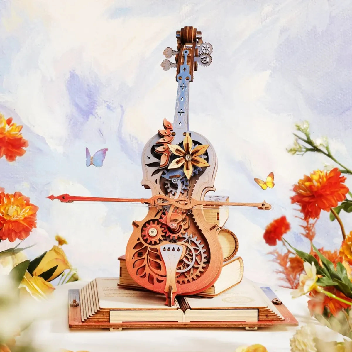Symphony of Gorgeous Dreams Mechanical Music Box 3D Wooden Puzzle