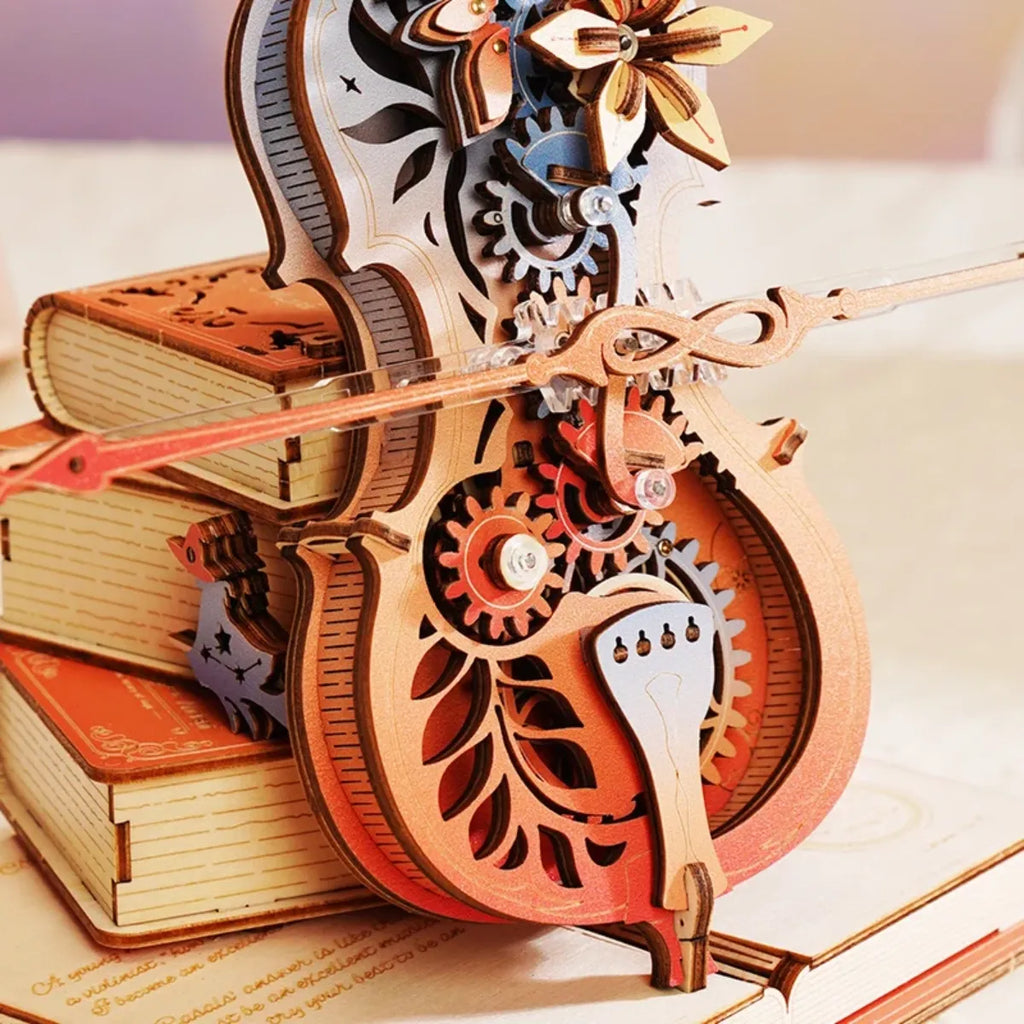 Symphony of Gorgeous Dreams Mechanical Music Box 3D Wooden Puzzle