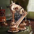 Magic Harp Mechanical Music Box 3D Wooden Puzzle