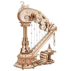 Magic Harp Mechanical Music Box 3D Wooden Puzzle