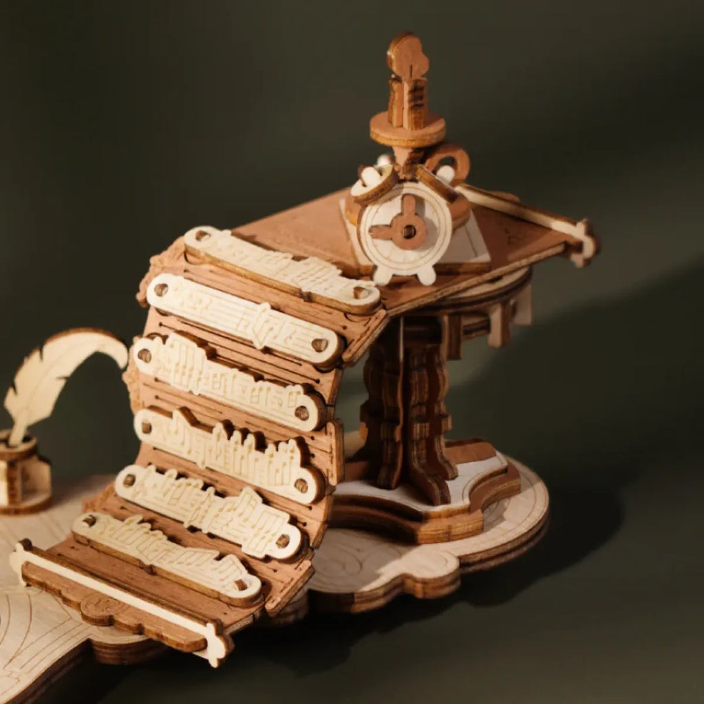 Magic Harp Mechanical Music Box 3D Wooden Puzzle