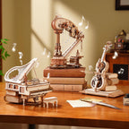 Magic Harp Mechanical Music Box 3D Wooden Puzzle
