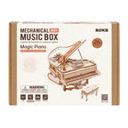 Magic Piano Mechanical Music Box 3D Wooden Puzzle