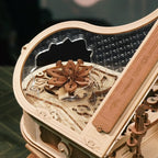 Magic Piano Mechanical Music Box 3D Wooden Puzzle