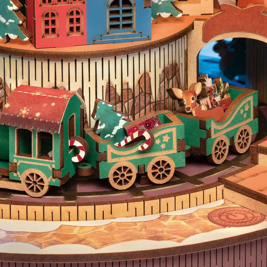 Christmas Melody Tree 3D Wooden Puzzle Music Box