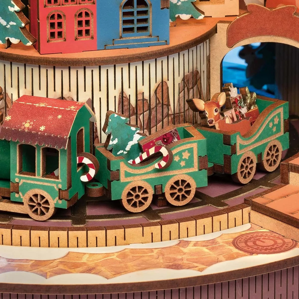 Christmas Melody Tree 3D Wooden Puzzle Music Box
