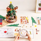 Christmas Melody Tree 3D Wooden Puzzle Music Box