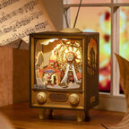 Sunset Carnival 3D Wooden Puzzle Music Box