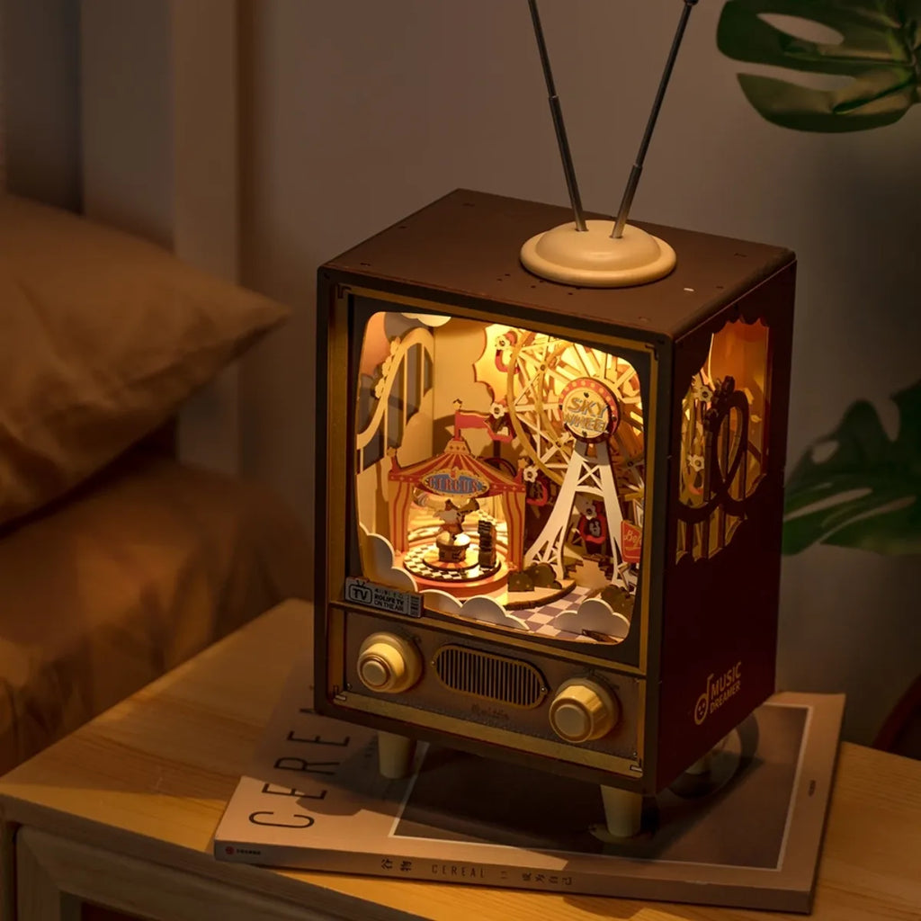 Sunset Carnival 3D Wooden Puzzle Music Box