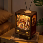 Sunset Carnival 3D Wooden Puzzle Music Box