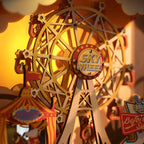 Sunset Carnival 3D Wooden Puzzle Music Box