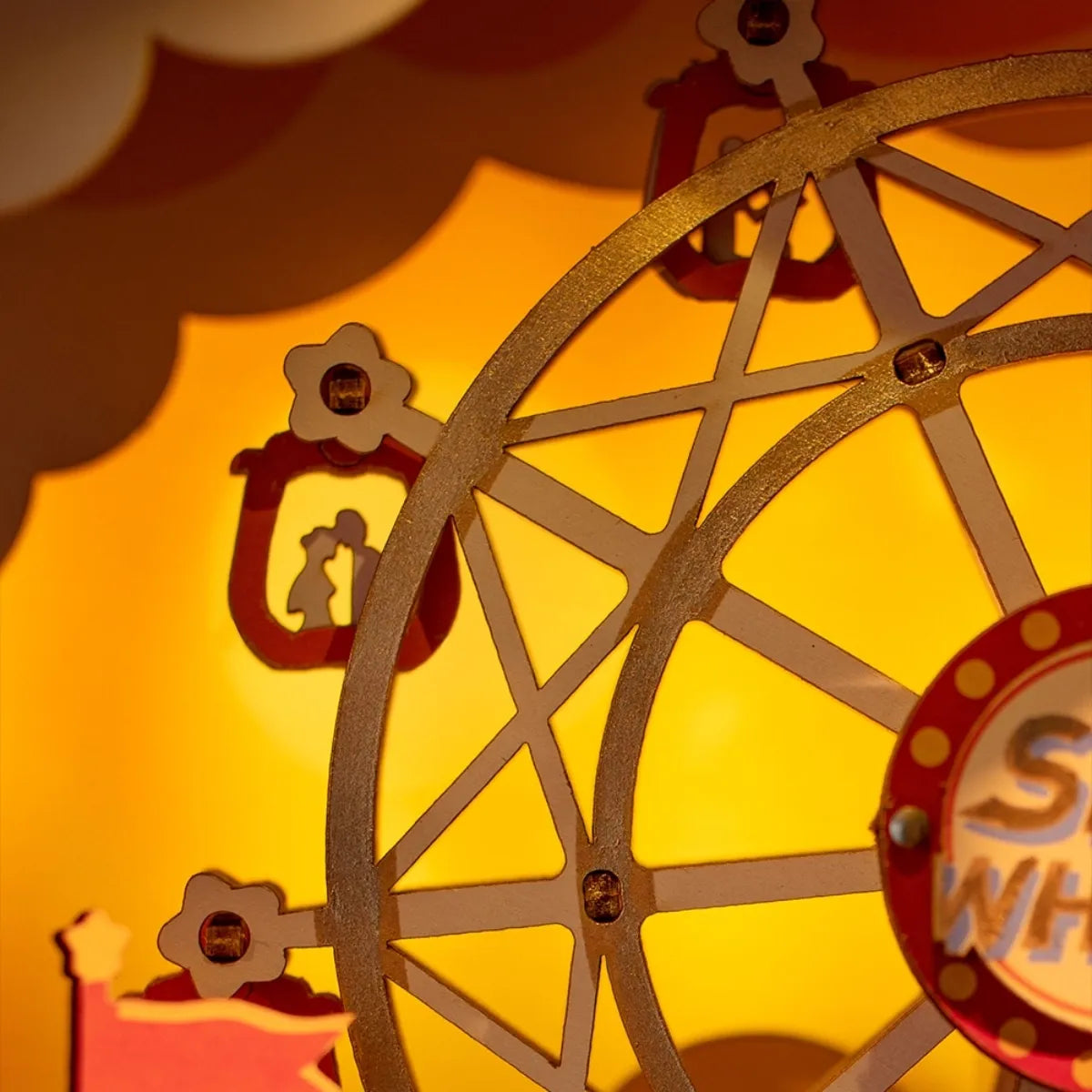 Sunset Carnival 3D Wooden Puzzle Music Box