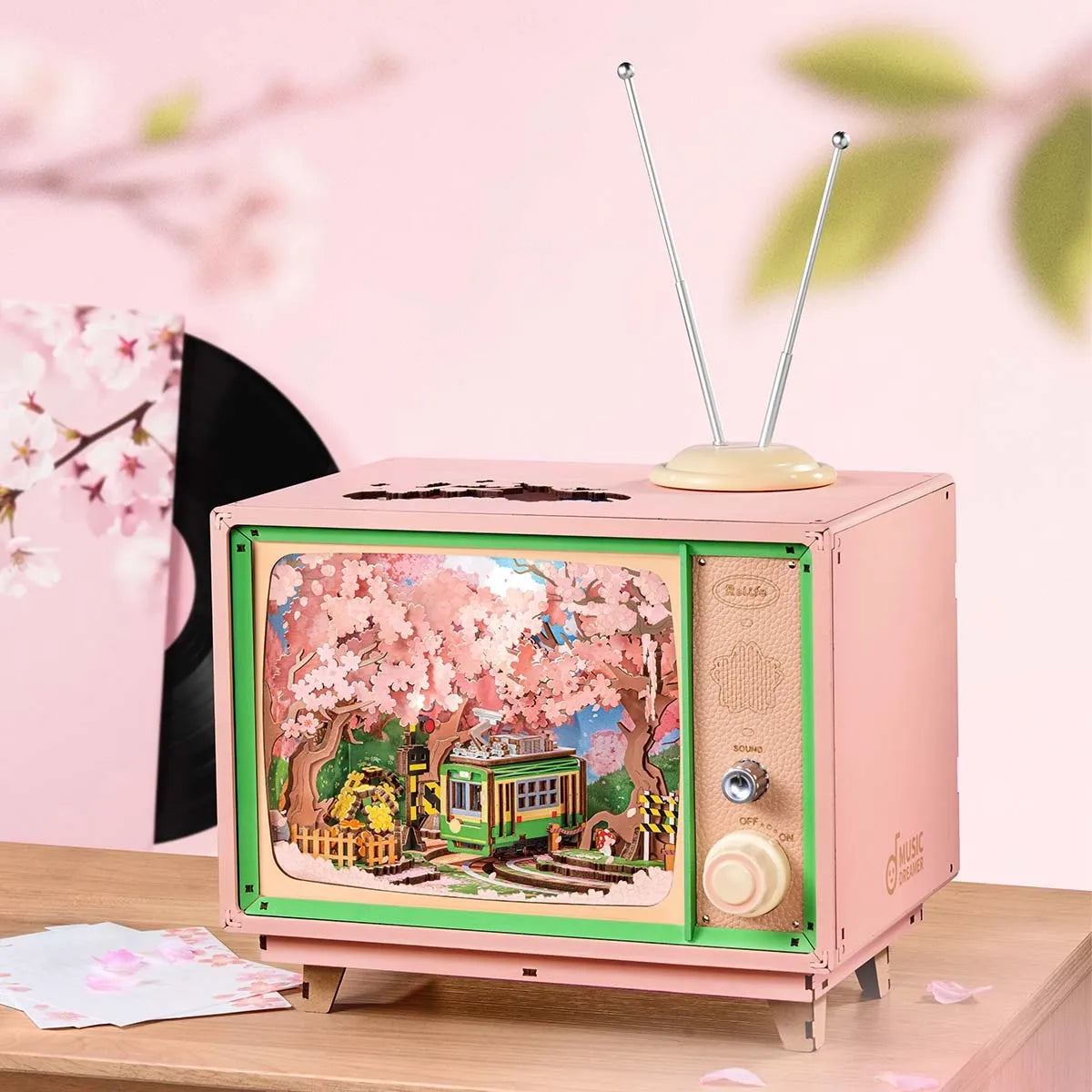 Sakura Dreamy Tour 3D Wooden Puzzle Music Box