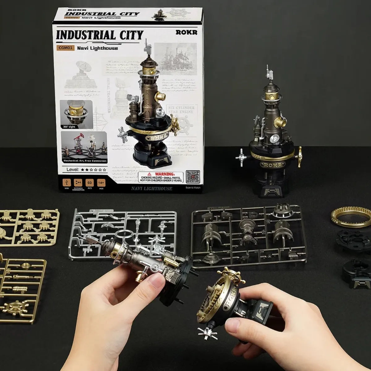 Navi Lighthouse Mechanical 3D Puzzle
