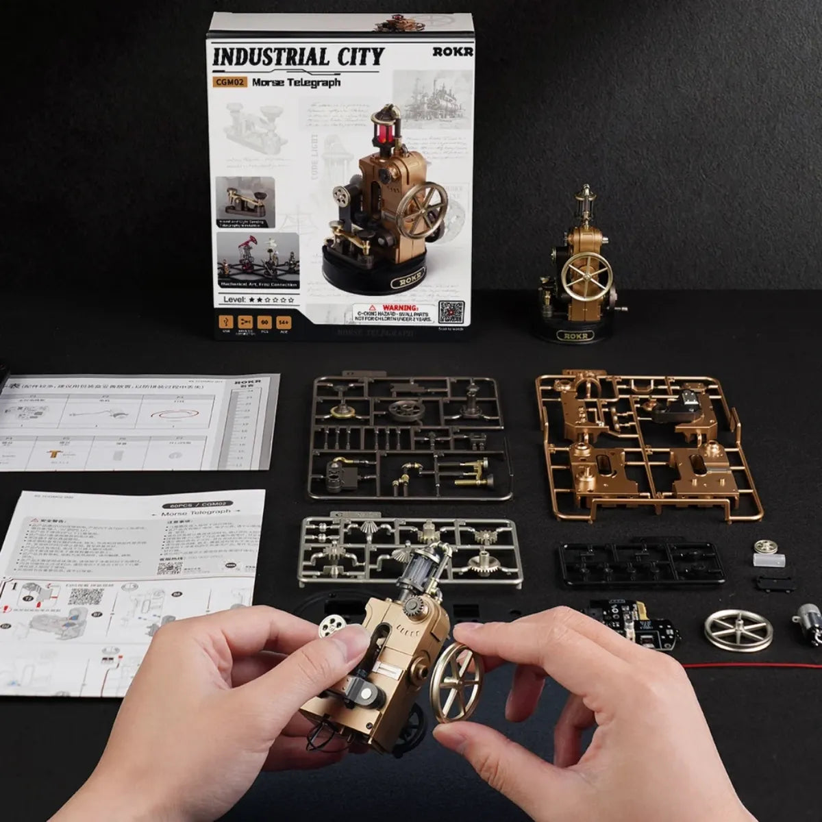Morse Telegraph Mechanical 3D Puzzle