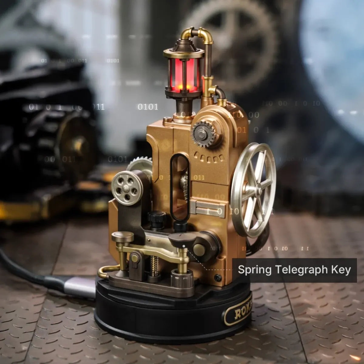Morse Telegraph Mechanical 3D Puzzle