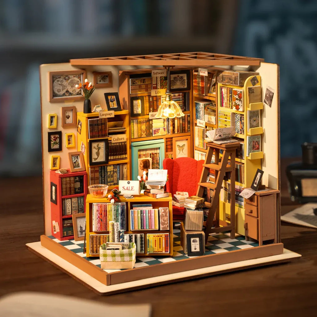 Sam's Study Library DIY Miniature House Kit