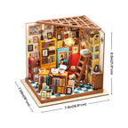 Sam's Study Library DIY Miniature House Kit