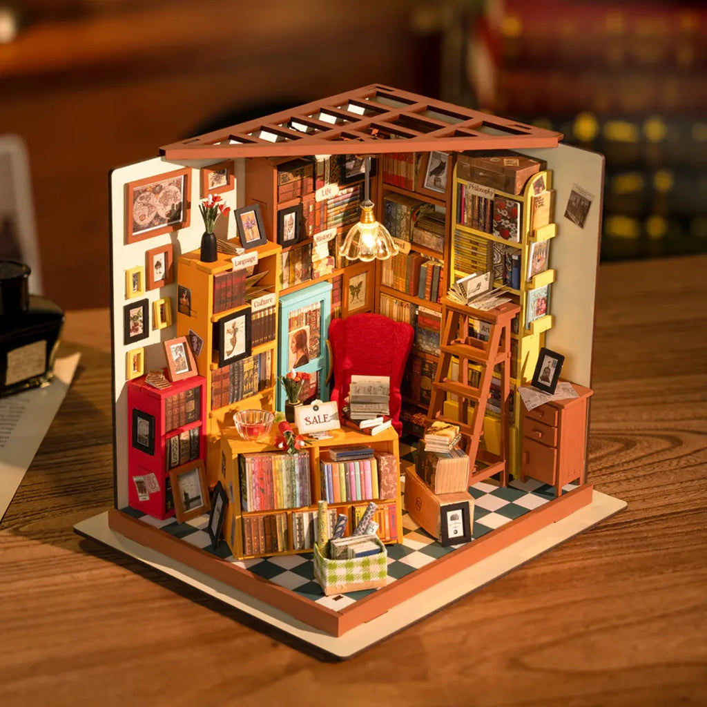 Sam's Study Library DIY Miniature House Kit