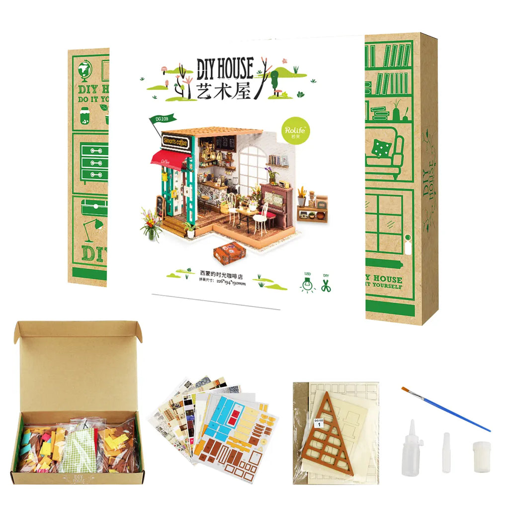 Simon’s Coffee DIY Miniature House Kit