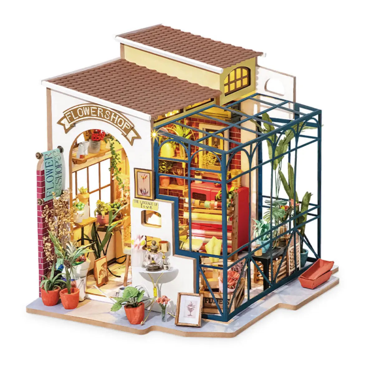 Emily's Flower Shop DIY Miniature House Kit