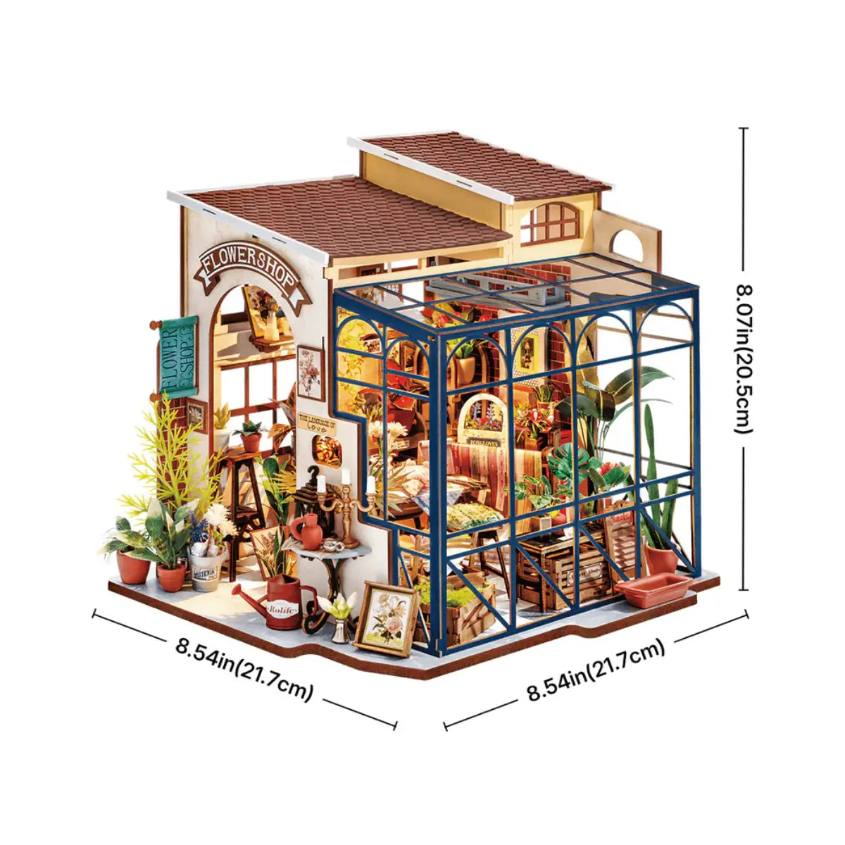 Emily's Flower Shop DIY Miniature House Kit