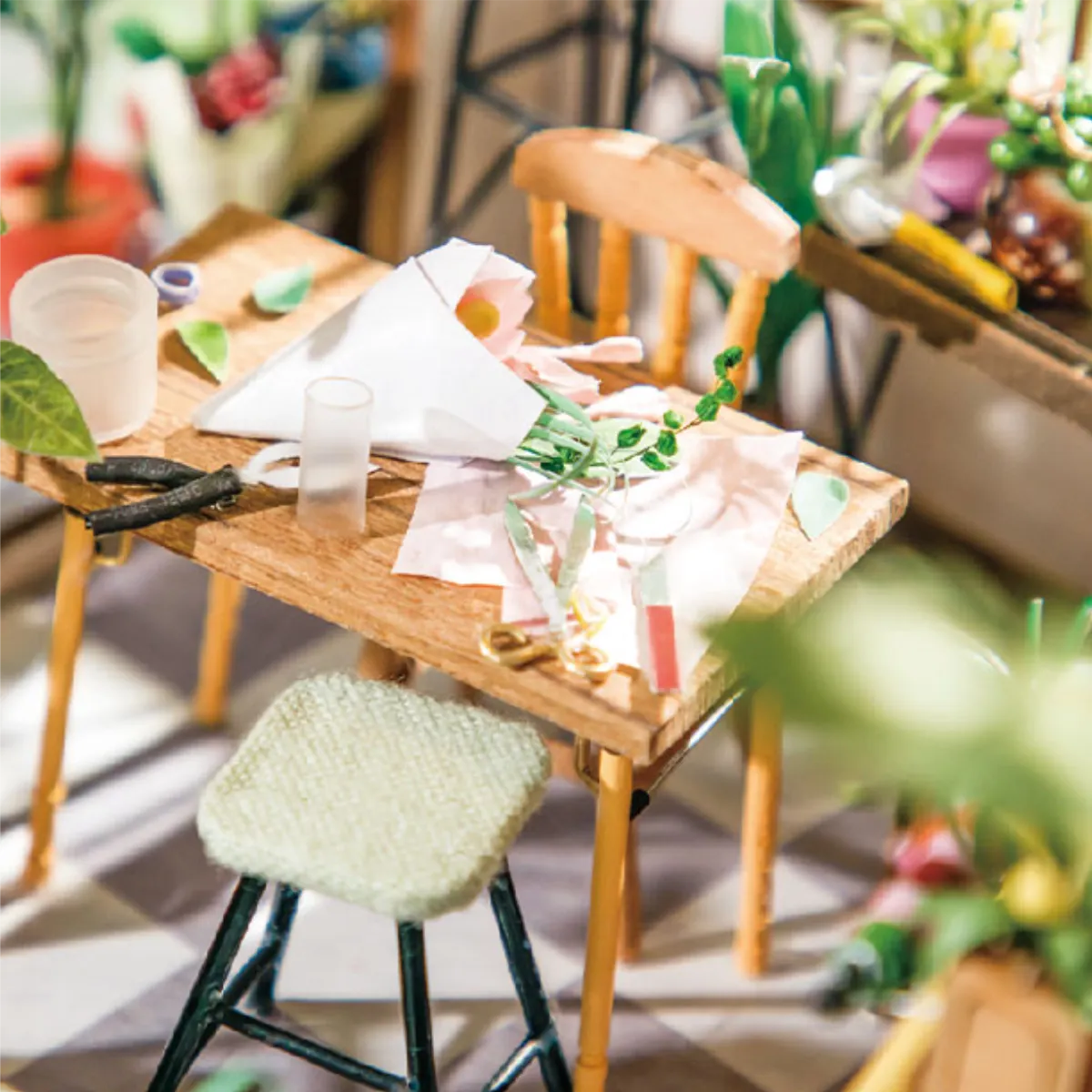 Emily's Flower Shop DIY Miniature House Kit
