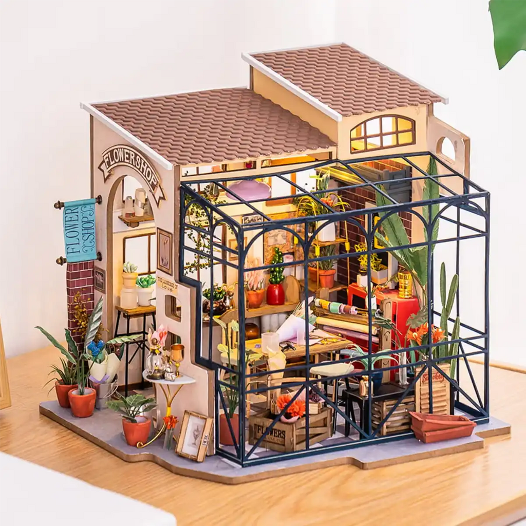 Emily's Flower Shop DIY Miniature House Kit