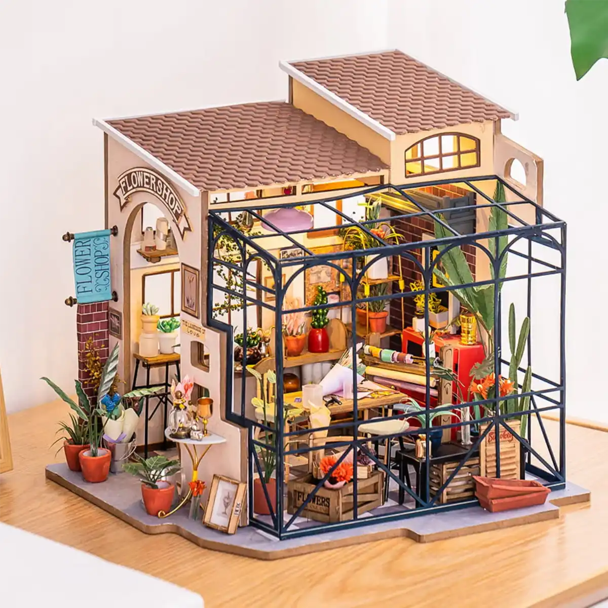 Emily's Flower Shop DIY Miniature House Kit