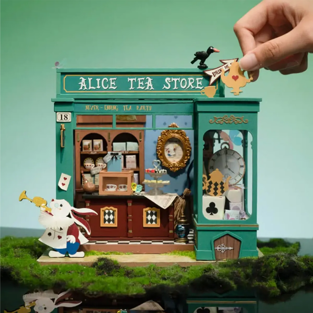 Alice's Tea Store DIY Miniature House Kit