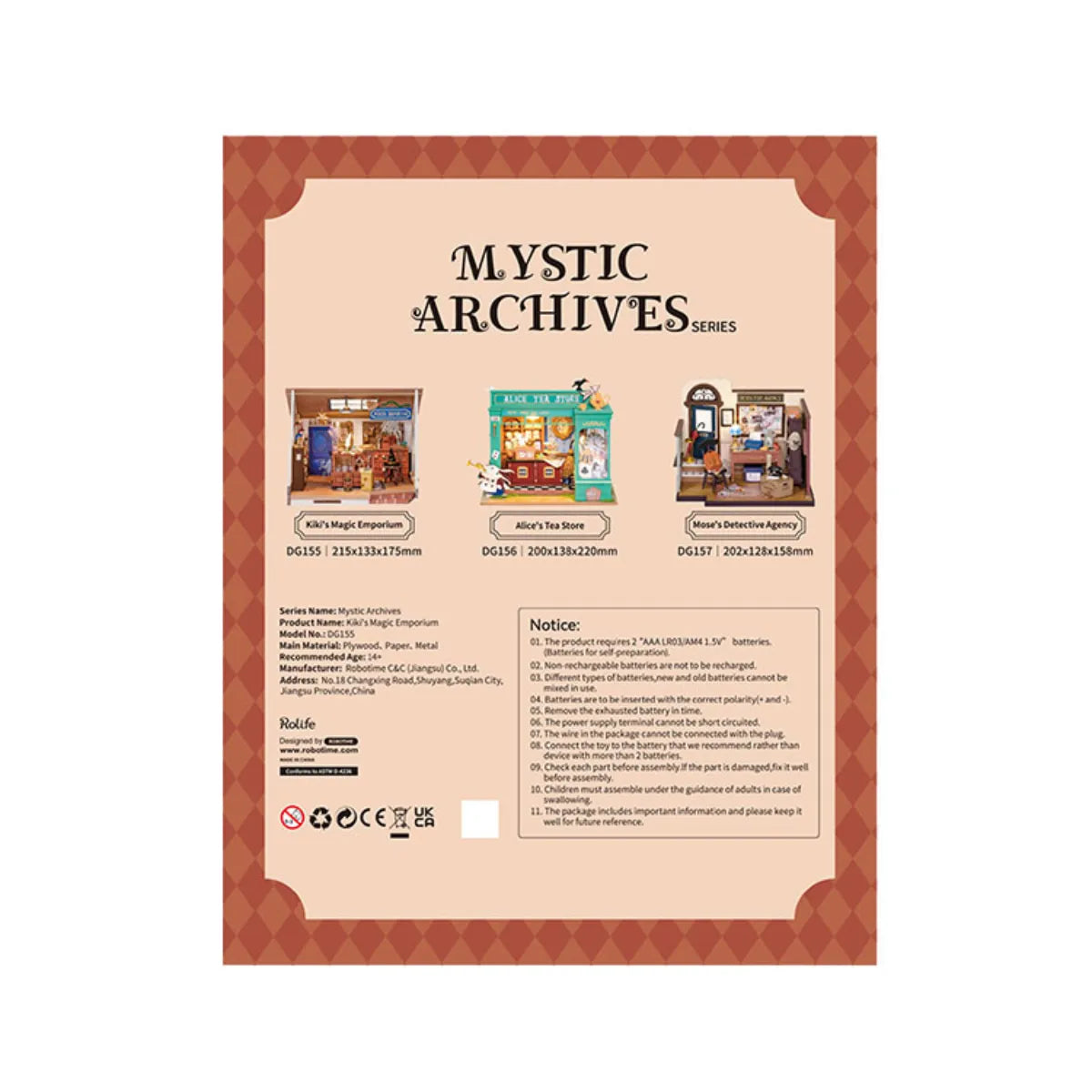 Alice's Tea Store DIY Miniature House Kit