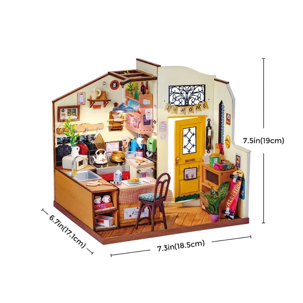 Homey Kitchen DIY Miniature House Kit