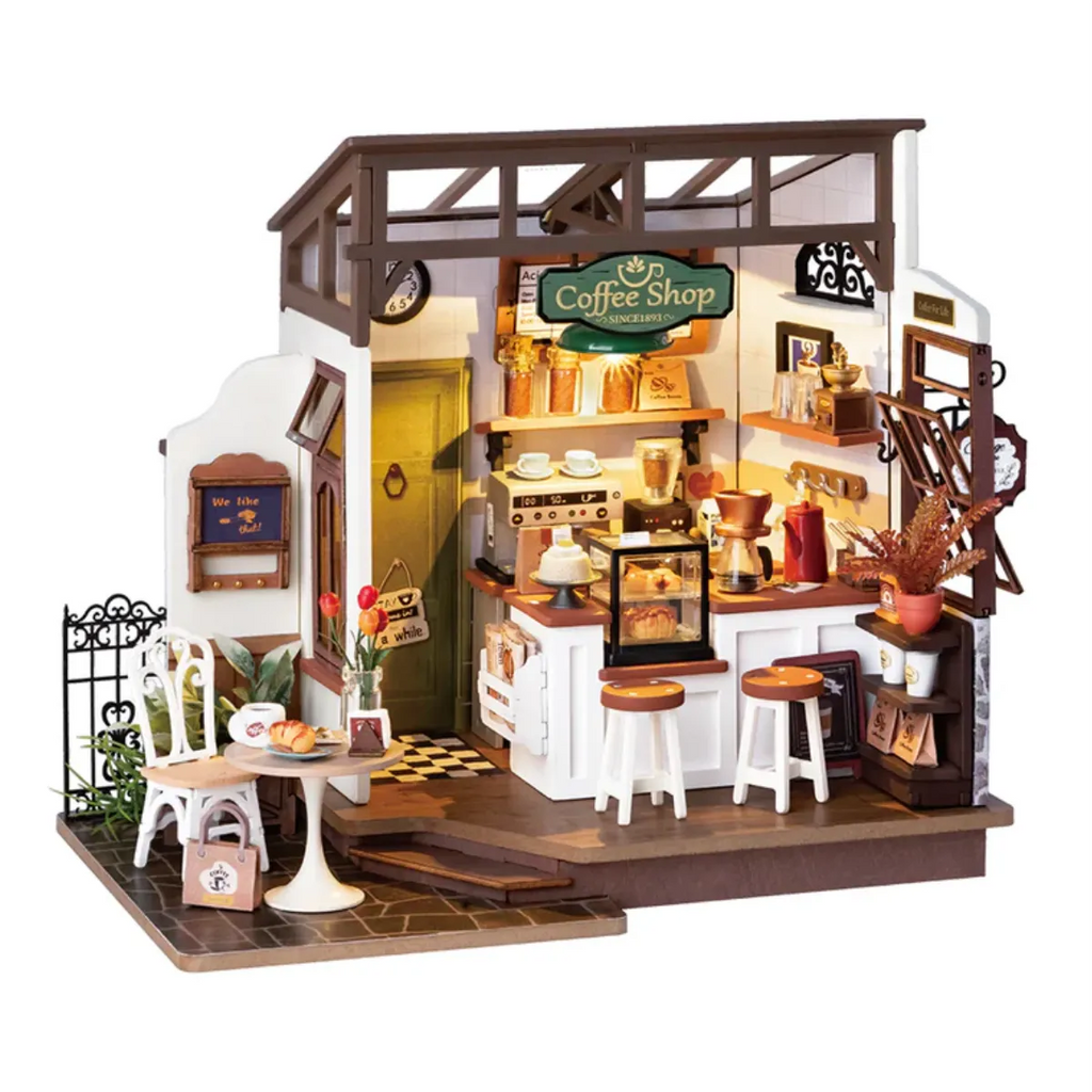 Slow Life Café DIY Miniature House Kit