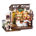 Slow Life Café DIY Miniature House Kit