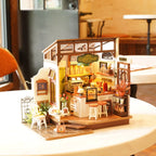 Slow Life Café DIY Miniature House Kit