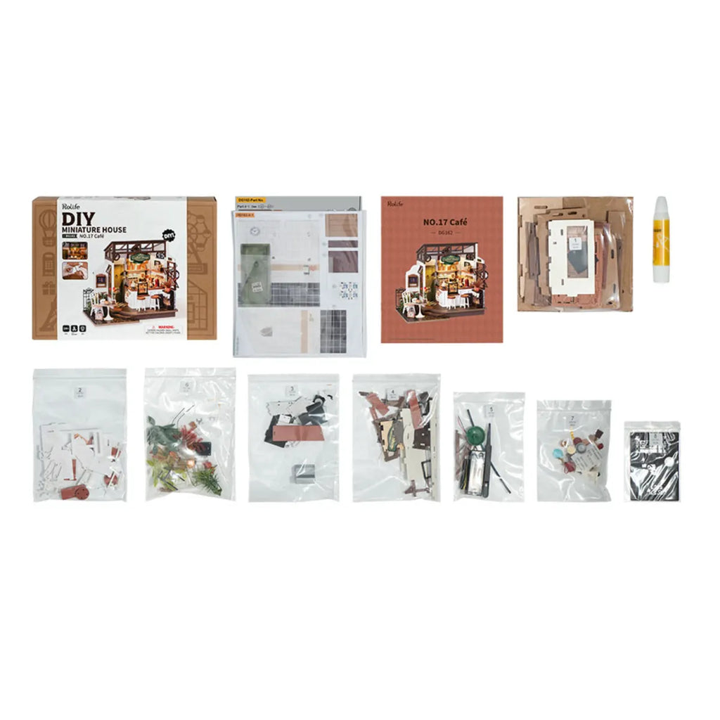 Slow Life Café DIY Miniature House Kit