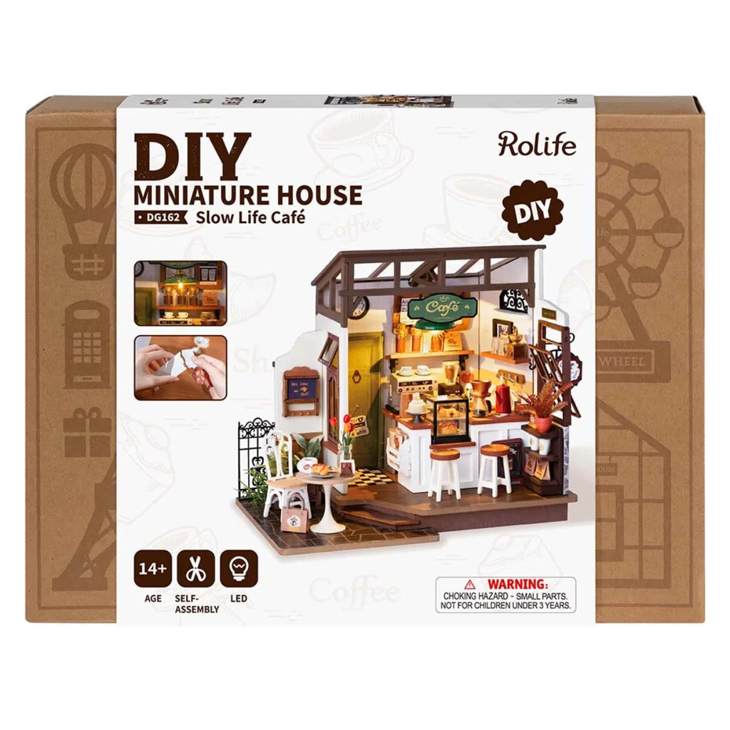 Slow Life Café DIY Miniature House Kit